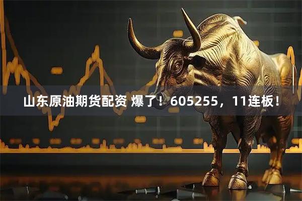 山东原油期货配资 爆了！605255，11连板！